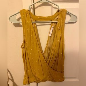 Gold/Yellow Top from Francesca’s size XS - worn once